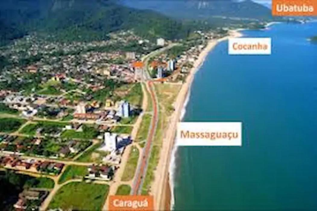Chales Todo Azul Do Mar-Condominio! Caraguatatuba Bagian luar foto