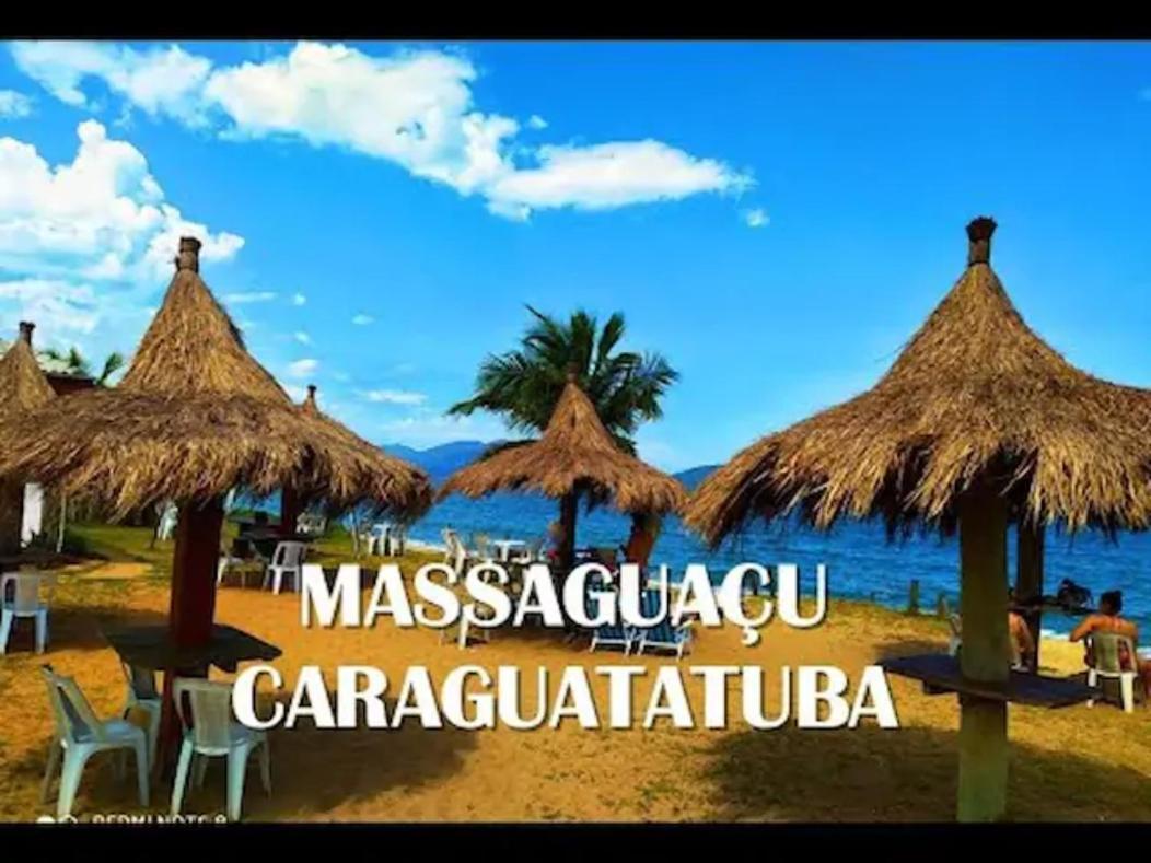 Chales Todo Azul Do Mar-Condominio! Caraguatatuba Bagian luar foto
